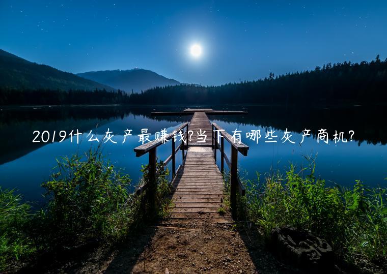 2019什么灰產(chǎn)最賺錢?當(dāng)下有哪些灰產(chǎn)商機?